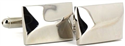 Boutons de Manchette rectangulaires en relief