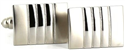 Boutons de Manchettes Rectangulaires 4 Lignes