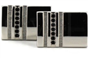 Boutons de Manchette rectangulaires avec pierres III
