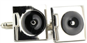 Boutons de Manchettes Tourne-disque