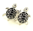 Boutons de Manchettes Tortues Noires