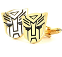 Boutons de Manchettes Autobots Transformers en Or
