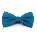 Nœud Papillon en coton à chevrons turquoise