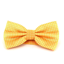 Nœud Papillon Jaune à Pois Blancs