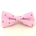 Nœud Papillon ancre rose clair