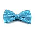 Nœud Papillon Bleu Turquoise Points Blancs