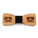 Nœud Papillon Bambou Lunettes et Moustache