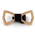 Nœud Papillon en bambou creux et cuir