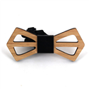 Nœud Papillon en bambou creux et cuir