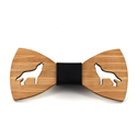 Nœud Papillon en bambou creux Loup