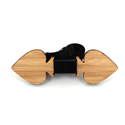 Nœud Papillon en bambou avec motifs de pique et cuir