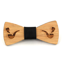 Nœud Papillon en bambou Pipes à fumer