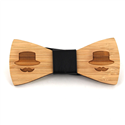Nœud Papillon Bambou Chapeau et Moustache