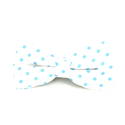 Nœud Papillon Blanc à Pois Bleus