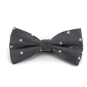 Nœud Papillon Croix et Points Noir