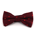 Nœud Papillon Croix et Points Rouge