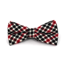 Nœud Papillon à carreaux blanc, rouge et noir