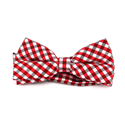 Nœud Papillon à carreaux Vichy rouge et blanc