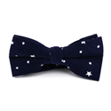 Nœud Papillon Étoiles Bleu Marine