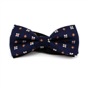 Nœud Papillon Fleurs Bleu Marine