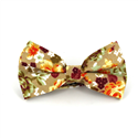 Nœud Papillon Fleurs Beige