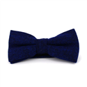 Nœud Papillon en laine chinée bleue
