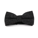Nœud Papillon en laine chinée noire