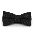 Nœud Papillon en laine chinée noire