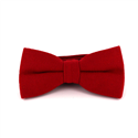 Nœud Papillon en laine unie rouge