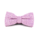 Nœud Papillon en laine unie rose