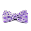 Nœud Papillon violet à pois violets