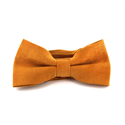Nœud Papillon en daim jaune uni