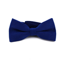 Nœud Papillon en daim bleu uni