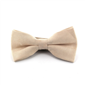 Nœud Papillon en daim beige uni