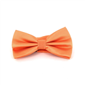 Nœud Papillon uni à carreaux orange clair