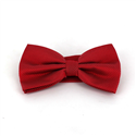Nœud Papillon Uni Carreaux Rouge Clair