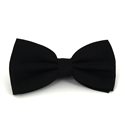 Nœud Papillon uni en épi noir