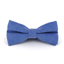 Nœud Papillon uni Oxford Bleu