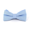 Nœud Papillon uni Oxford Bleu Clair