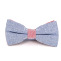 Nœud Papillon uni Oxford Bleu et Rouge