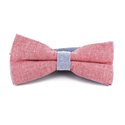 Nœud Papillon uni Oxford Rouge et Bleu