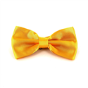 Nœud Papillon en satin jaune uni