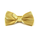 Nœud Papillon en satin jaune doré