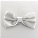 Nœud Papillon en satin blanc uni