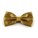 Nœud Papillon en satin doré uni