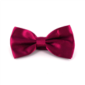 Nœud Papillon en satin uni fuchsia