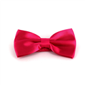 Nœud Papillon en satin magenta uni