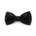 Nœud Papillon en satin marron uni