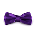 Nœud Papillon en satin violet uni