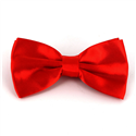 Nœud Papillon en satin rouge clair